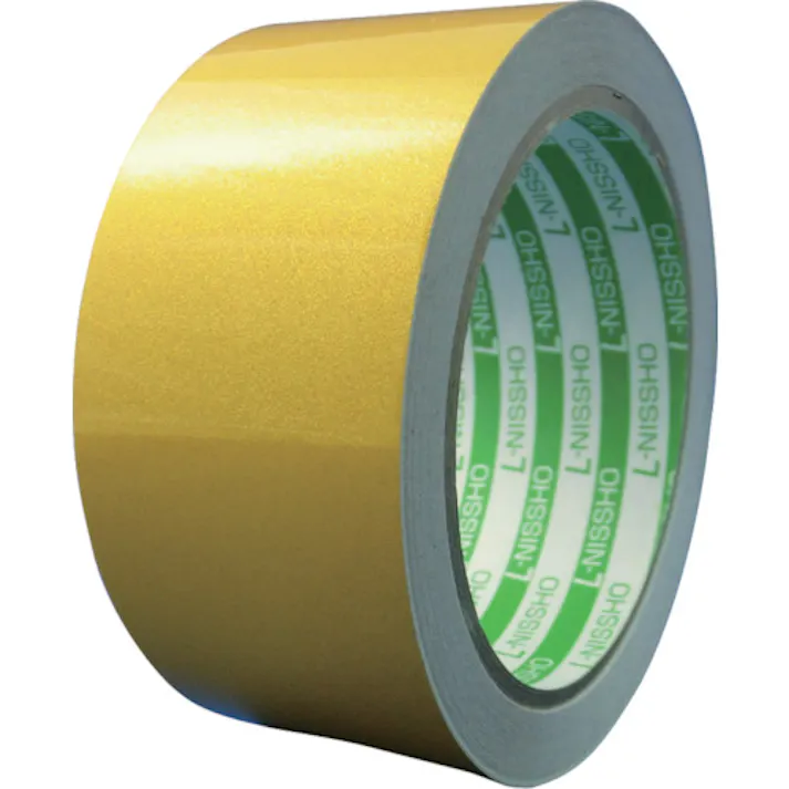 【CAINZ-DASH】日東エルマテリアル 再帰反射テープ 75mm×10m イエロー HT-75Y【別送品】