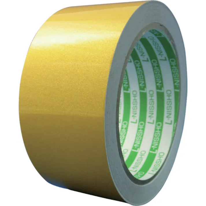 【CAINZ-DASH】日東エルマテリアル 再帰反射テープ 150mm×10m イエロー HT-150Y【別送品】