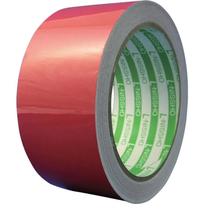 【CAINZ-DASH】日東エルマテリアル 再帰反射テープ 75mm×10m レッド HT-75R【別送品】