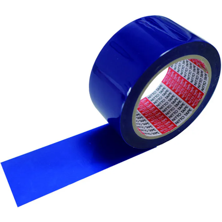 【CAINZ-DASH】日東電工CSシステム 梱包・包装用OPPテープ ダンプロンカラー No.3200D 50mm×50m ブルー NO3200D-50B【別送品】