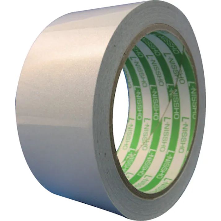 【CAINZ-DASH】日東エルマテリアル 広角反射テープ45mm×5m ホワイト HTK-45W【別送品】