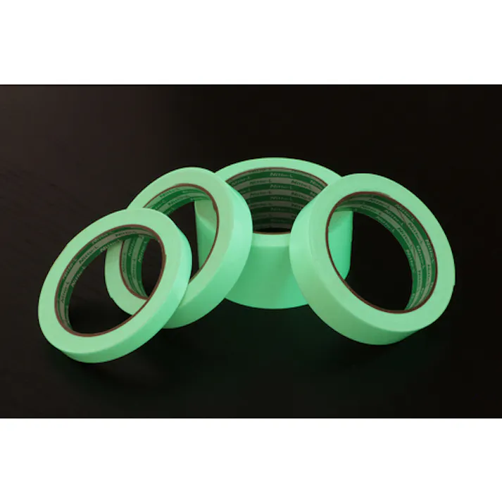 【CAINZ-DASH】日東エルマテリアル 超高輝度蓄光テープ JIS-JD級 0.6mm×50mm×5m グリーン NB-5005D【別送品】