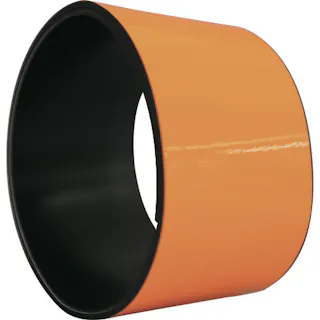 【CAINZ-DASH】日東エルマテリアル 蛍光マグネットシート 50mm×1m オレンジ KMG-50OR【別送品】