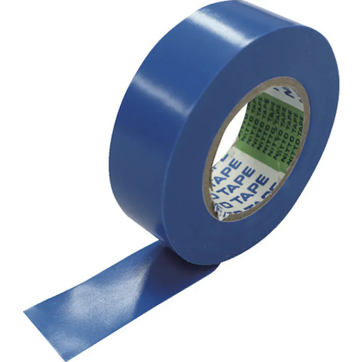 【CAINZ-DASH】日東電工 脱鉛タイプビニールテープNo.21S 0.2mm×25mm×20m 青 8巻入り 21-25B【別送品】