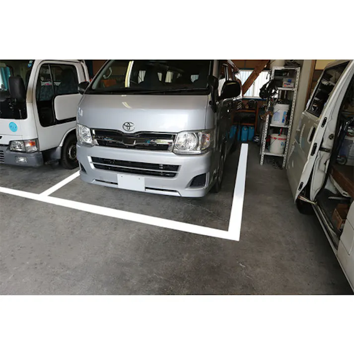 【CAINZ-DASH】日東エルマテリアル 日東エルマテリアル 粗面ラインテープLS 0.91mm×50mm×10M 白 SLT-50W【別送品】