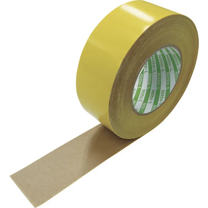 【CAINZ-DASH】日東エルマテリアル 日東エルマテリアル 粗面ラインテープLS 0.91mm×50mm×10M 黄 SLT-50Y【別送品】