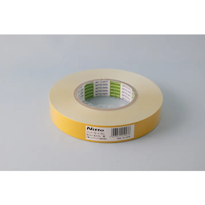 【CAINZ-DASH】日東エルマテリアル ラインテープE‐A(BC) 0.16mm×25mm×50m 黄 E-A25Y【別送品】