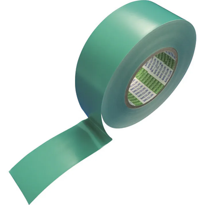 【CAINZ-DASH】日東エルマテリアル ラインテープE‐A(BC) 0.16mm×50mm×50m 緑 E-A50GN【別送品】