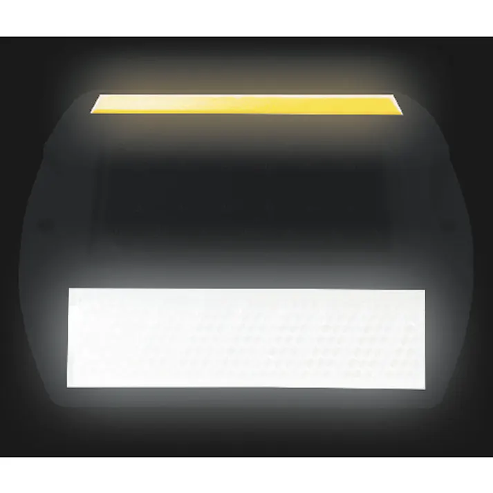 【CAINZ-DASH】日東エルマテリアル 蓄光反射縁石鋲(耐荷重) 22t×94mm×112mm TMR-20T【別送品】