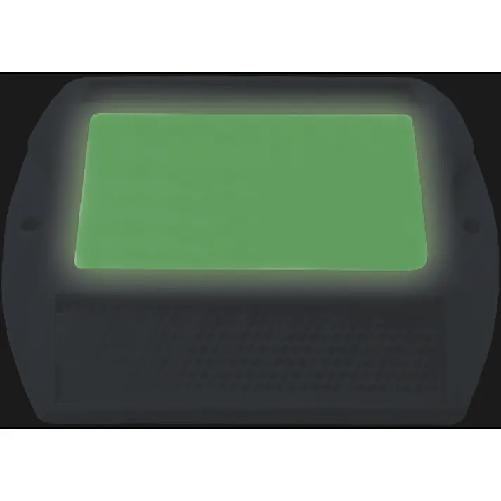 【CAINZ-DASH】日東エルマテリアル 蓄光反射縁石鋲(耐荷重) 22t×94mm×112mm TMR-20T【別送品】