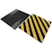 【CAINZ-DASH】日東エルマテリアル NEWトラクッション マグネットタイプ 8mm×450mm×500mm 黄/黒 TRMG450-8T【別送品】
