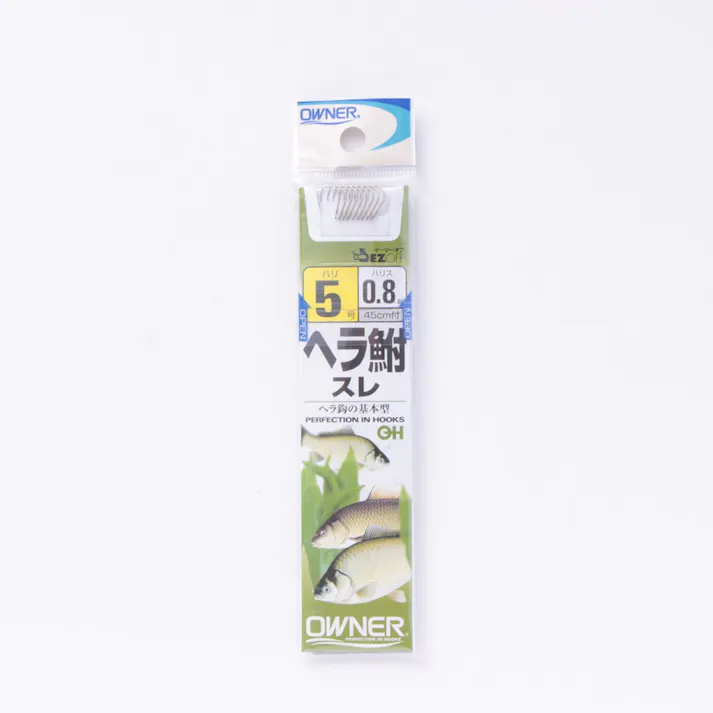 オーナー ヘラ鮒スレ 糸付 茶 5号