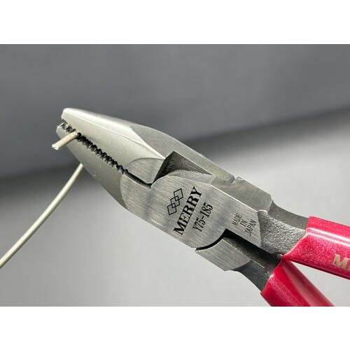 CAINZ-DASH】室本鉄工 ヤットコ185mm Y75-185【別送品】 | 手作業