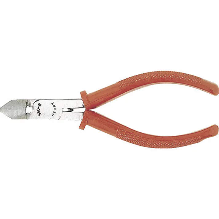 【CAINZ-DASH】室本鉄工 二枚式斜ニッパ(成形カバー付)125mm 550SH-125【別送品】