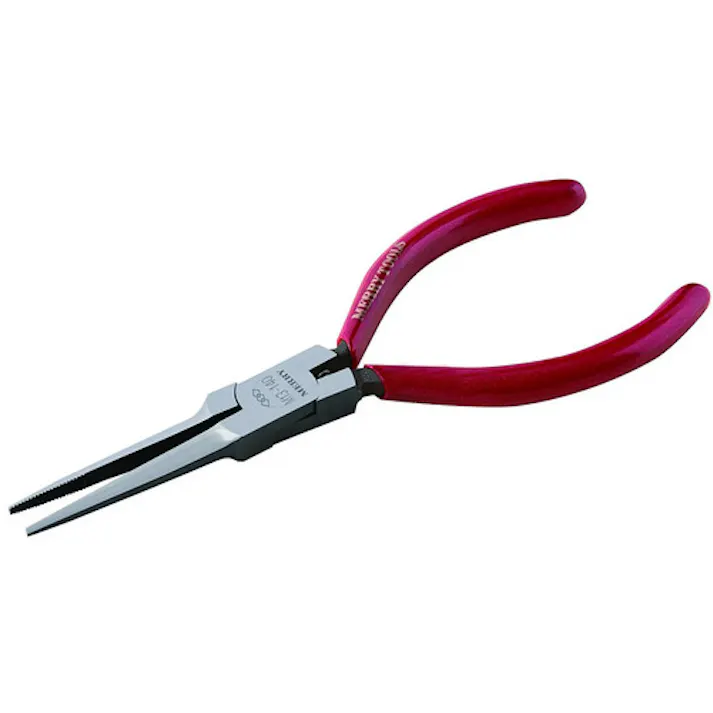 【CAINZ-DASH】室本鉄工 ミニチュアギザ付ニードルプライヤ140mm M-M13【別送品】