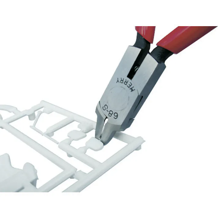 【CAINZ-DASH】室本鉄工 先細プラニッパ125mm 68S-125【別送品】