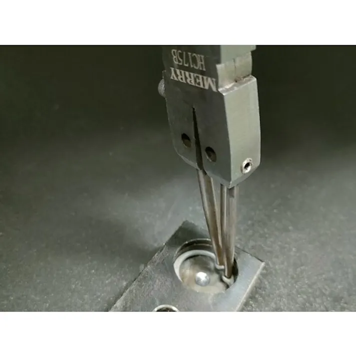 【CAINZ-DASH】室本鉄工 スナップリングプライヤ(穴用) HC175B 替爪式・ロングピン付 190mm HC175B【別送品】