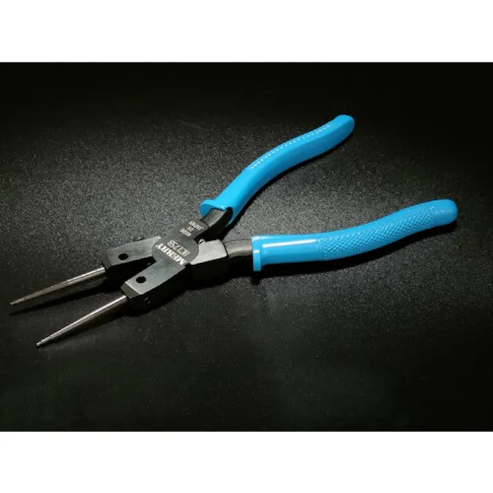 【CAINZ-DASH】室本鉄工 スナップリングプライヤ(穴用) HC175B 替爪式・ロングピン付 190mm HC175B【別送品】