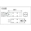 【CAINZ-DASH】室本鉄工 角型エアーニッパ本体（標準型）ＭＳ３ MS-3【別送品】