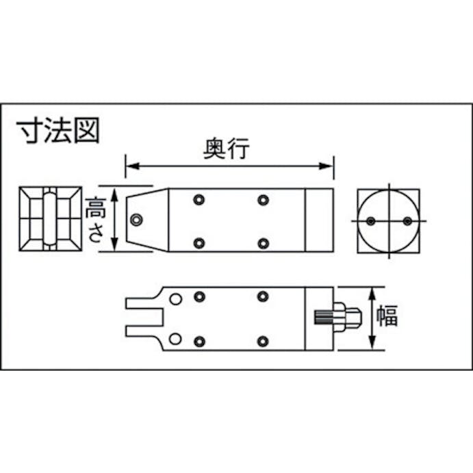 【CAINZ-DASH】室本鉄工 角型エアーニッパ本体（標準型）ＭＳ２０ MS-20【別送品】
