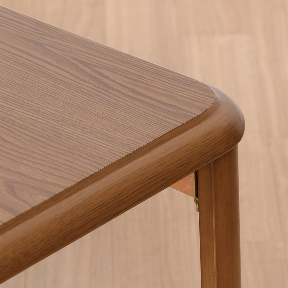 通常WEB価格12800円】軽量継脚折り畳み座卓 ミディアムブラウン 90