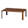 軽量継脚折り畳み座卓 ミディアムブラウン105×75cm【別送品】