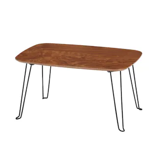 折れ脚ローテーブル トロン 6040MBR【別送品】