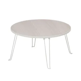 【通常WEB価格2480円】ローテーブル 丸60 WHW【別送品】