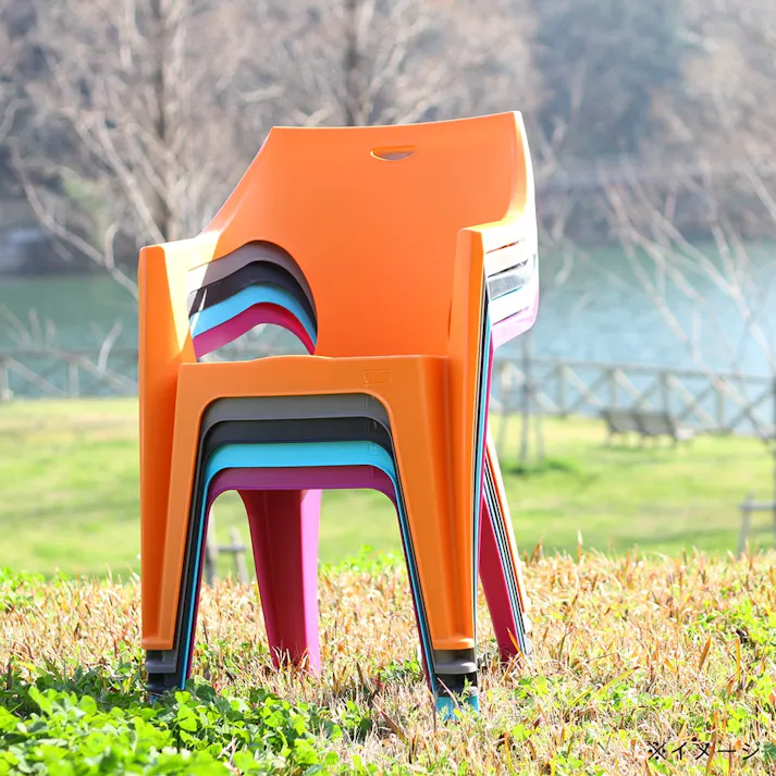 PCチェアー アンジェロ オレンジ【別送品】