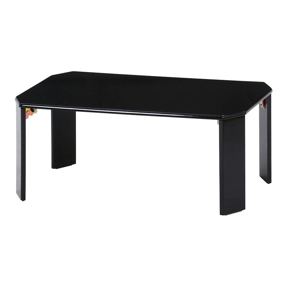 ローテーブル ルーチェ ブラック 幅75cm 奥行50cm 高さ32cm