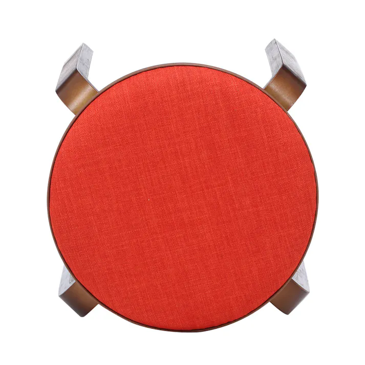 【通常WEB価格2980円】KDファブリック曲木スタッキングスツール OR/BR【別送品】