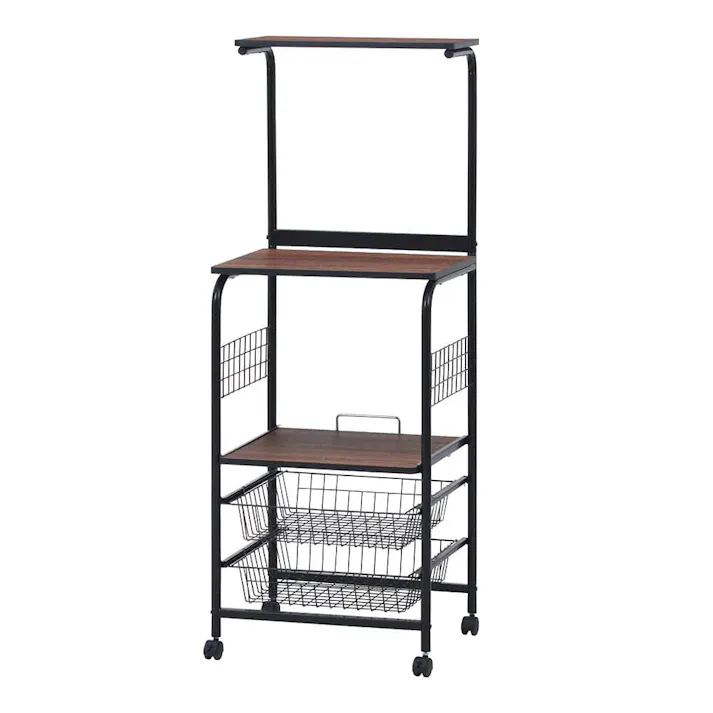 レンジワゴン FBC-03-1 BK/BR【別送品】