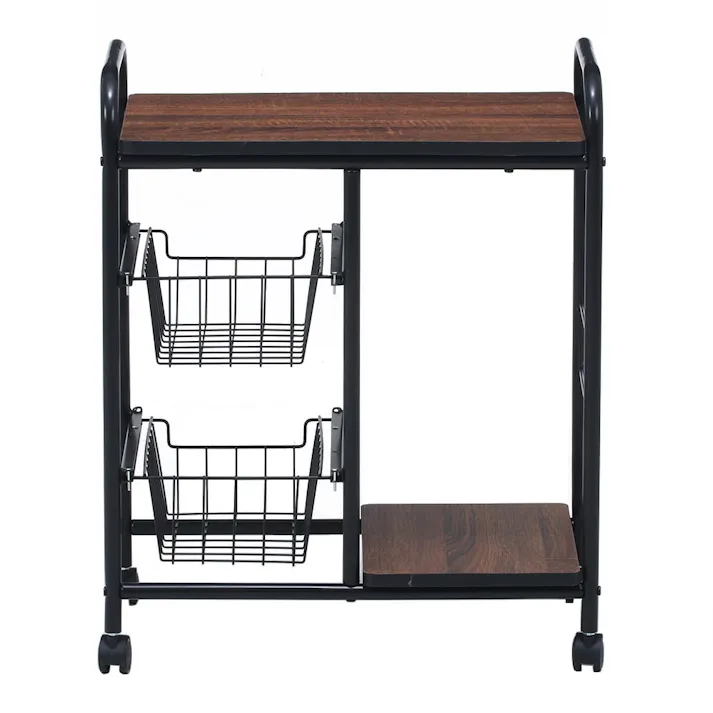 キッチンワゴン FBC-02-1 BK/BR【別送品】