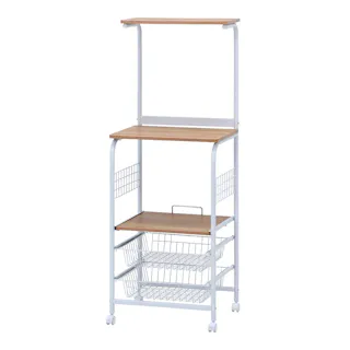 【通常WEB価格12800円】レンジワゴン FBC-03-1 WH/NA【別送品】