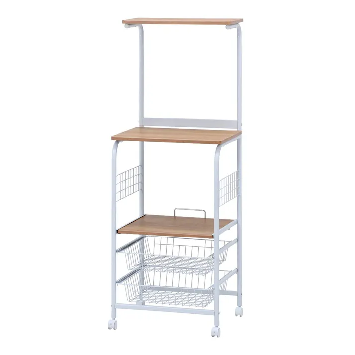 レンジワゴン FBC-03-1 WH/NA【別送品】