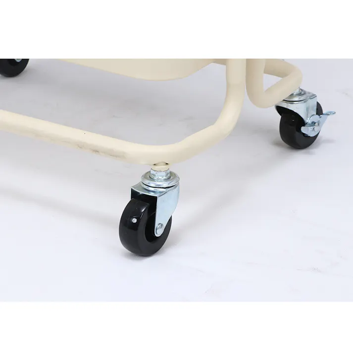 キッチンワゴン バスケット3段 スリム アイボリー【別送品】