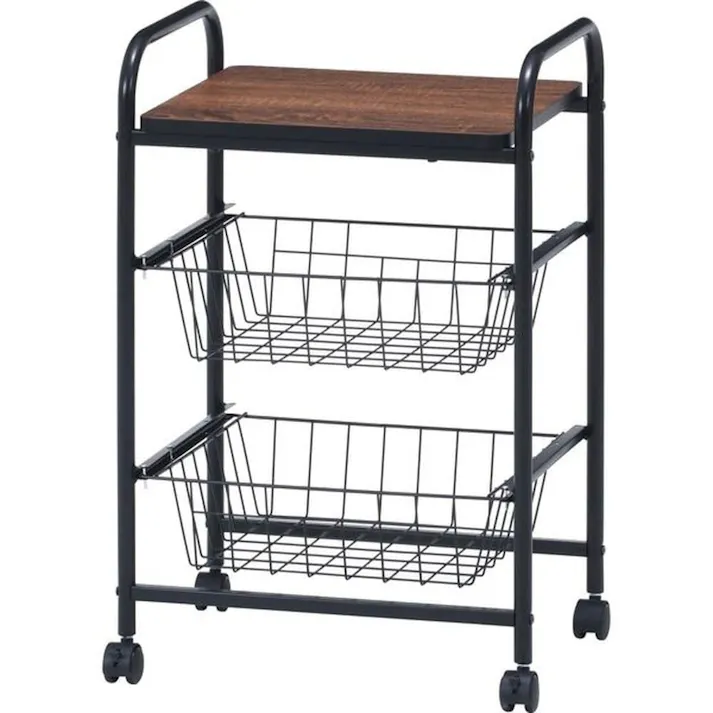 キッチンワゴン FBC-01 BK/BR【別送品】