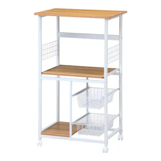 【通常WEB価格12800円】レンジワゴン FBC-9812 WH/NA【別送品】