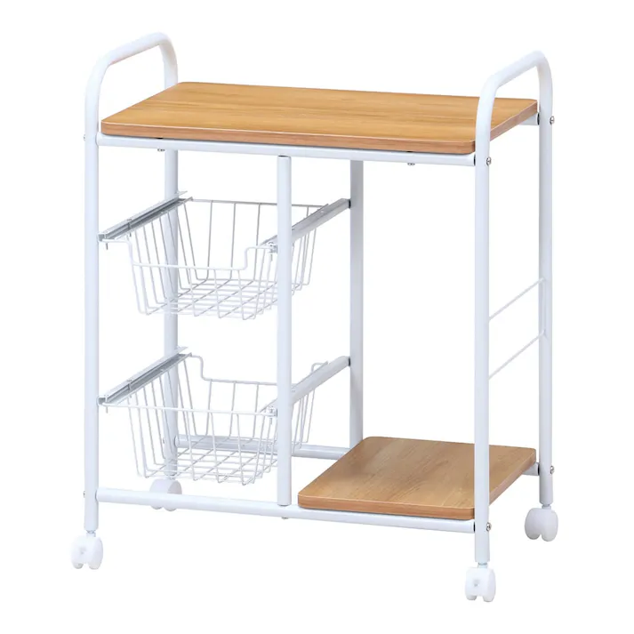 キッチンワゴン FBC-02-1 WH/NA【別送品】