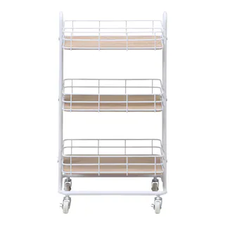 【通常WEB価格7980円】キッチンワゴン ビクター WH【別送品】