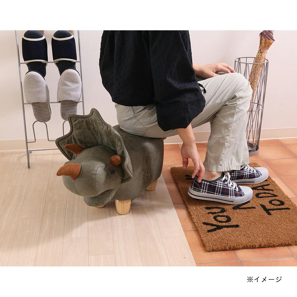 ヴィンテージ✨スペイン製三つ脚スツール店舗什器花台折り畳み式アニマルチェア3点✨ アンテーク猫木製椅子 スペイン製 3本足椅子 スツール 花台椅子