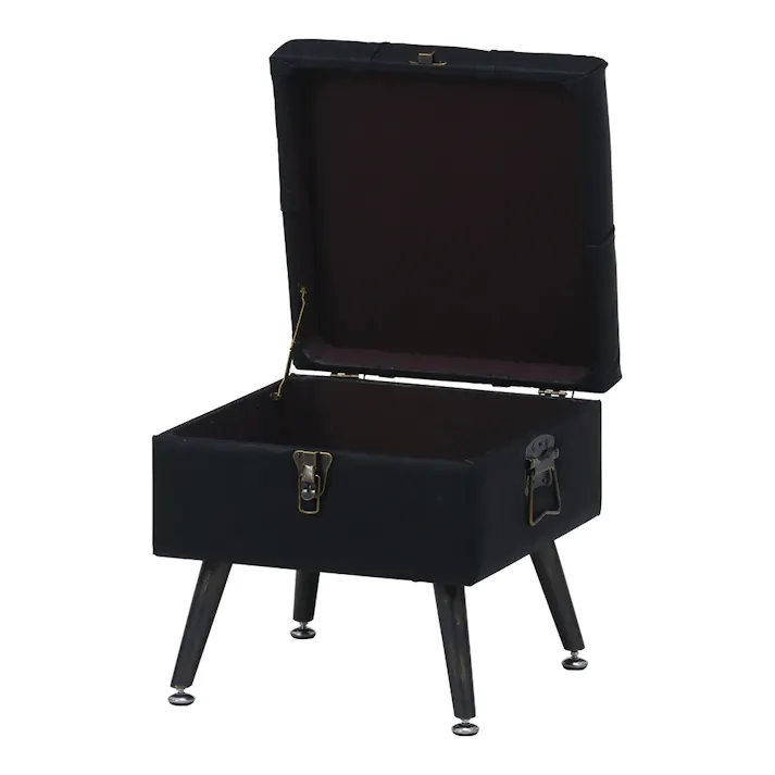 トランクスツール(ドーシェ) PU BK【別送品】