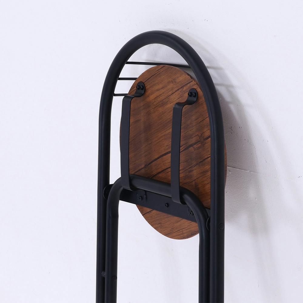 通常WEB売価14800円】カウンターテーブルチェアセット 3点 BR【別送品