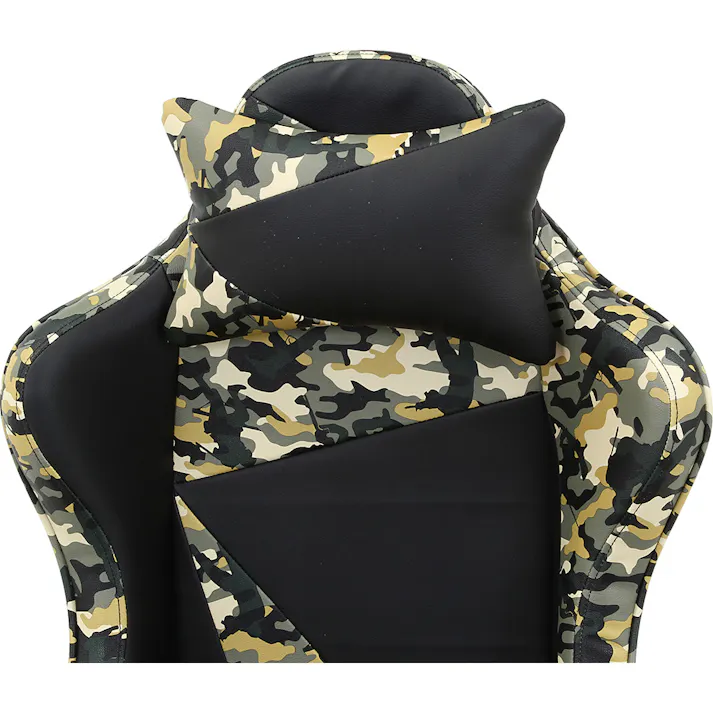 カモフラージュ柄リクライニングチェア オリベYE【別送品】