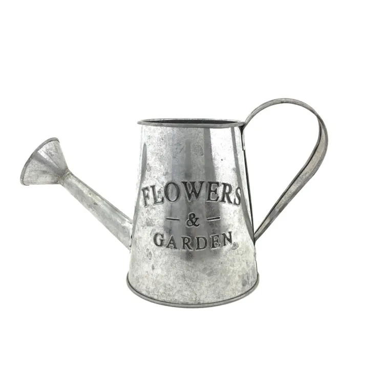 ブリキジョーロ シルバー