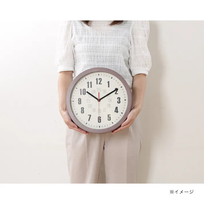 掛時計 カイラ 30cm チョコレート