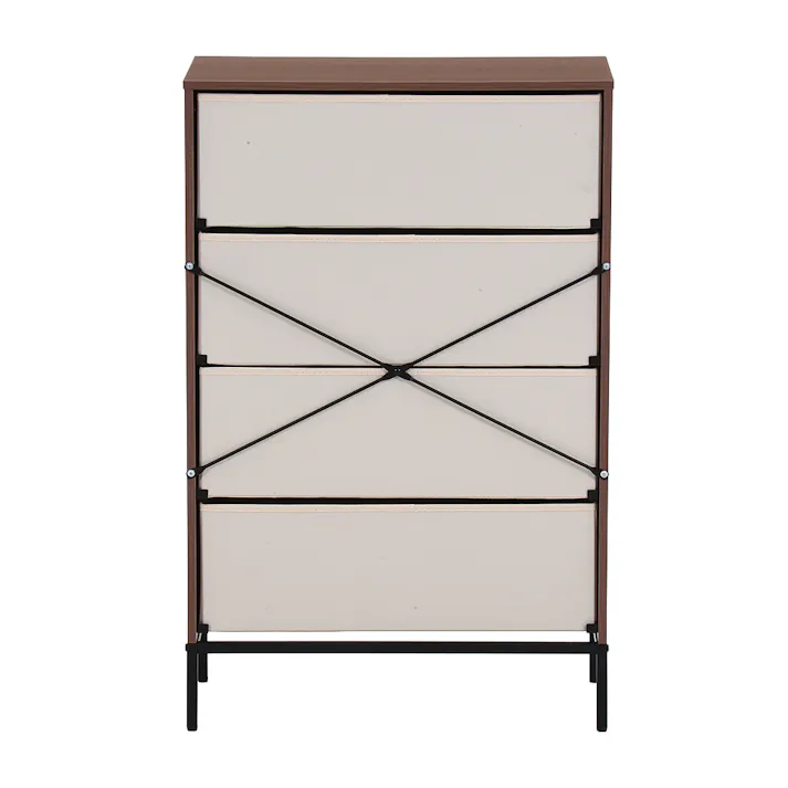 KDファブリックチェスト クレオ 4段【別送品】