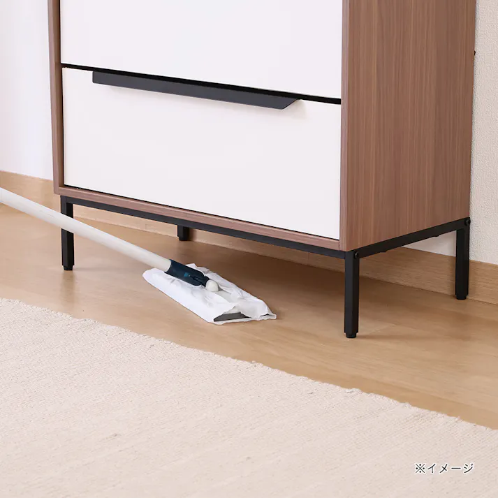 KDファブリックチェスト クレオ 4段【別送品】