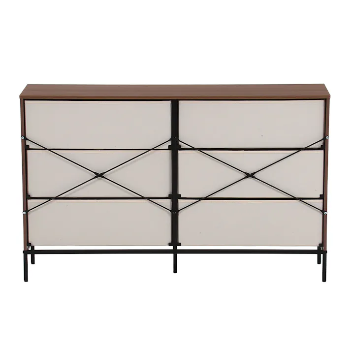 KDファブリックチェスト クレオ 3段2列 【別送品】