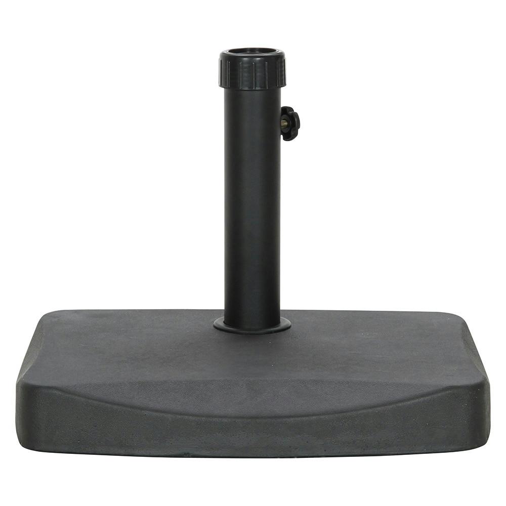 半円パラソルベース 20kg ブラック 幅48×奥行37×高さ35cm 【北海道・沖縄・離島配送不可】 半円パラソルベース ブラック スチール製 (約)幅48×奥行37×高さ35cm